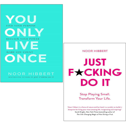 Noor Hibbert Collection 2 Books Set Just Fcking Do It, You Only Live Once - The Book Bundle