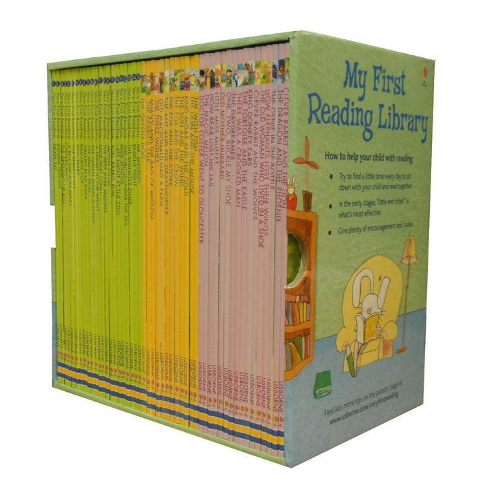 Usborne Very First Reading Library 100 Books Set Collection Complete School Pack - The Book Bundle