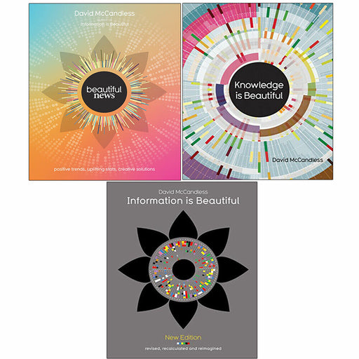 David McCandless Collection 3 Books Set Knowledge is Beautiful News - The Book Bundle