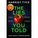 Harriet Tyce 2 Books Collection Set (The Lies You Told & Blood Orange) - The Book Bundle