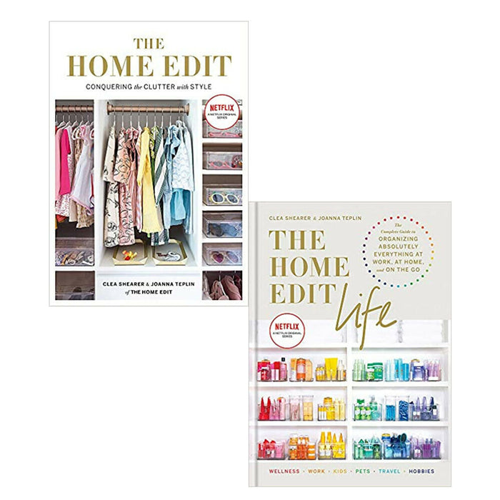 Clea Shearer 2 Books Collection Set (The Home Edit & The Home Edit Life) - The Book Bundle