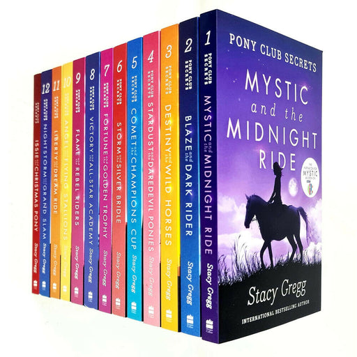 Stacy Gregg Pony Club Secret Series 13 Books Collection Blaze & Dark Rider - The Book Bundle