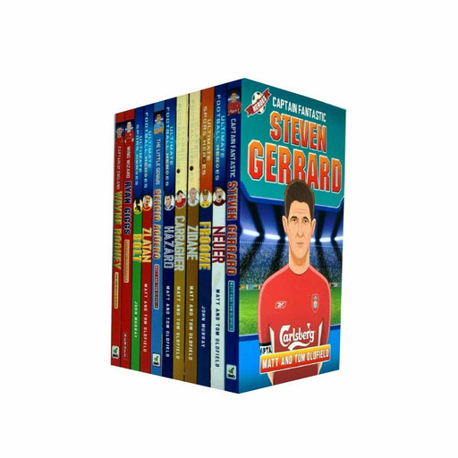 Sports Heroes 11 Books Collection Set Steven Gerrard, Bolt, Hazard, Ryan Giggs - The Book Bundle