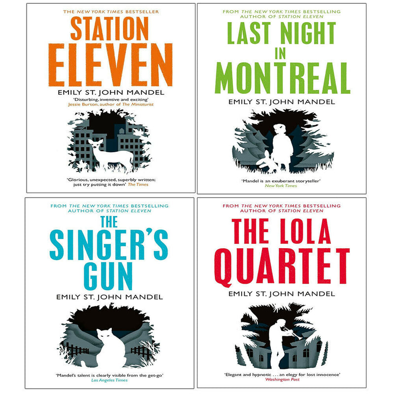 Emily St. John Mandel 4 Books Collection Set Station Eleven, Singer's Gun, Lola - The Book Bundle