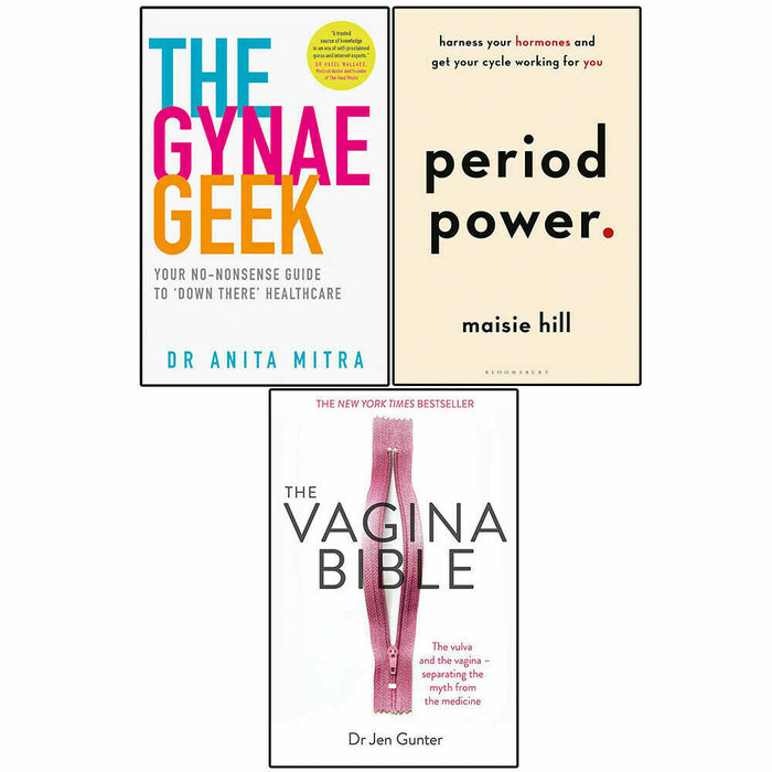 The Gynae Geek, Period Powe, The Vagina Bible 3 Books Collection Set - The Book Bundle