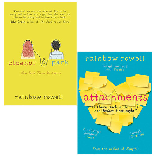 Rainbow Rowell 2 books collection set Attachments, Eleanor & Park Paperback - The Book Bundle