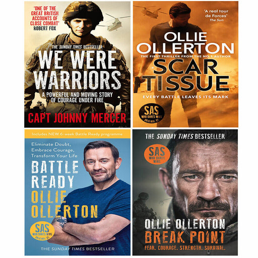 We Were Warriors,Break Point,Battle Ready,Scar Tissue Ollie Ollerton 4 Books Set - The Book Bundle