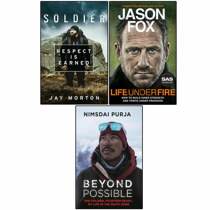 Soldier, Life Under Fire, Beyond Possible 3 Books Collection Set - The Book Bundle