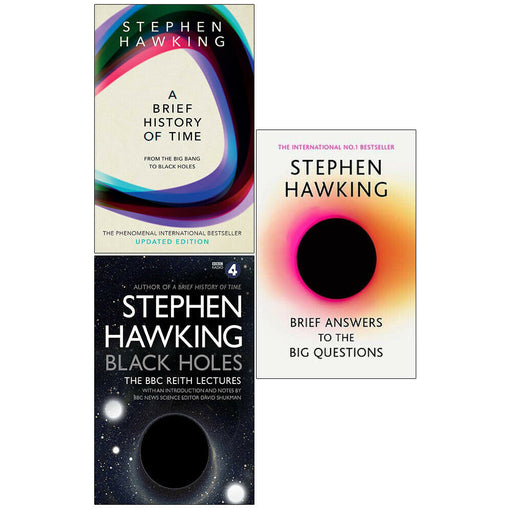 A Brief History Of Time, Black Holes, Brief Answers to the Big 3 Books Set - The Book Bundle