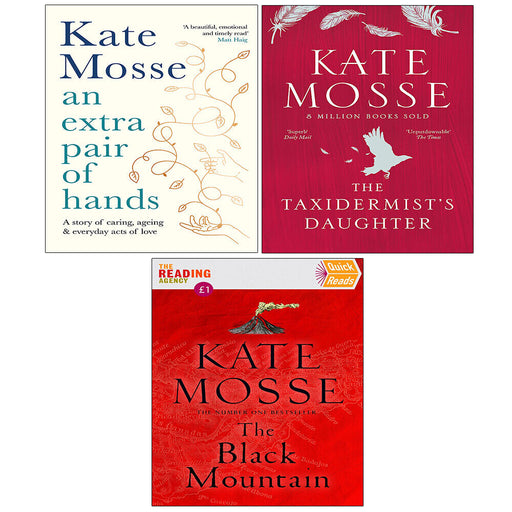 Kate Mosse Collection 3 Books Set An Extra Pair of Hands, Taxidermist's Daughter - The Book Bundle