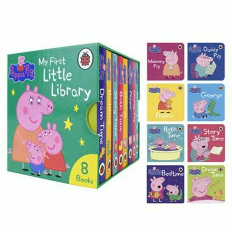 Peppa Pig My First Little Library 8 Books Collection Box Set - The Book Bundle