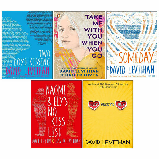 David Levithan Collection 5 Books Set Someday,Boy Meets Boy,Two Boys Kissing - The Book Bundle