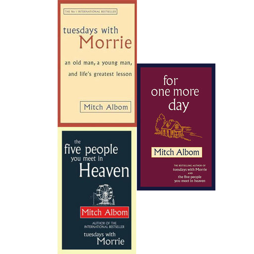 Mitch Albom 3 Book COllection Set Tuesdays With Morrie, Paperback NEW - The Book Bundle