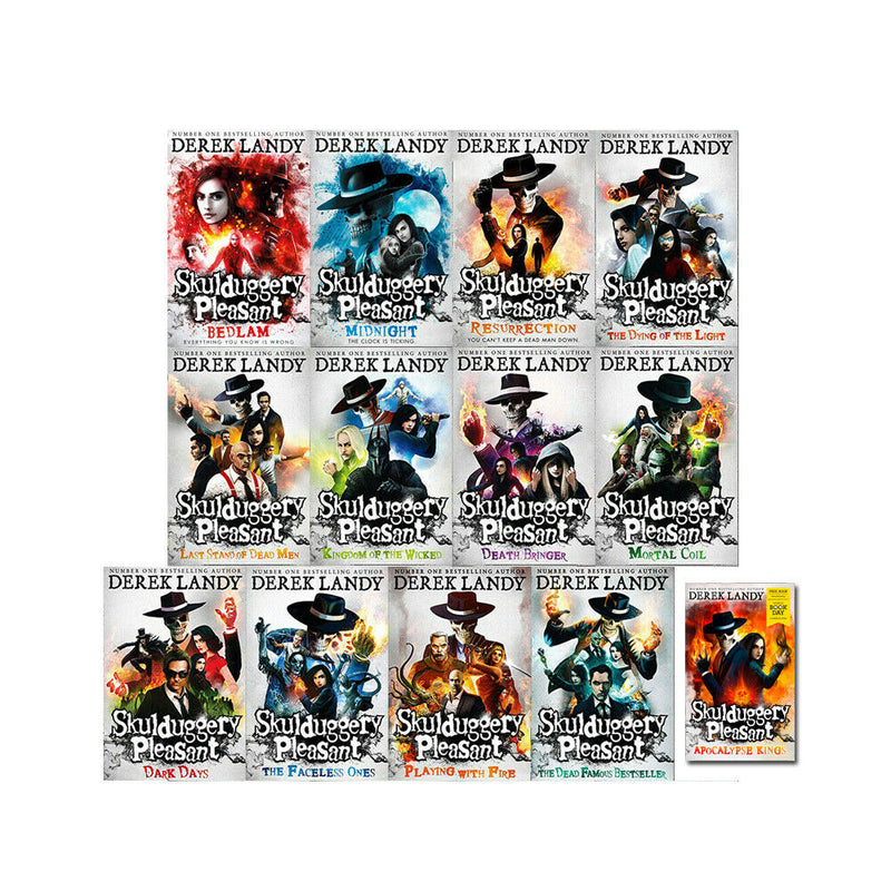 Skulduggery Pleasant Series Derek Landy 13 Books Collection Set - The Book Bundle