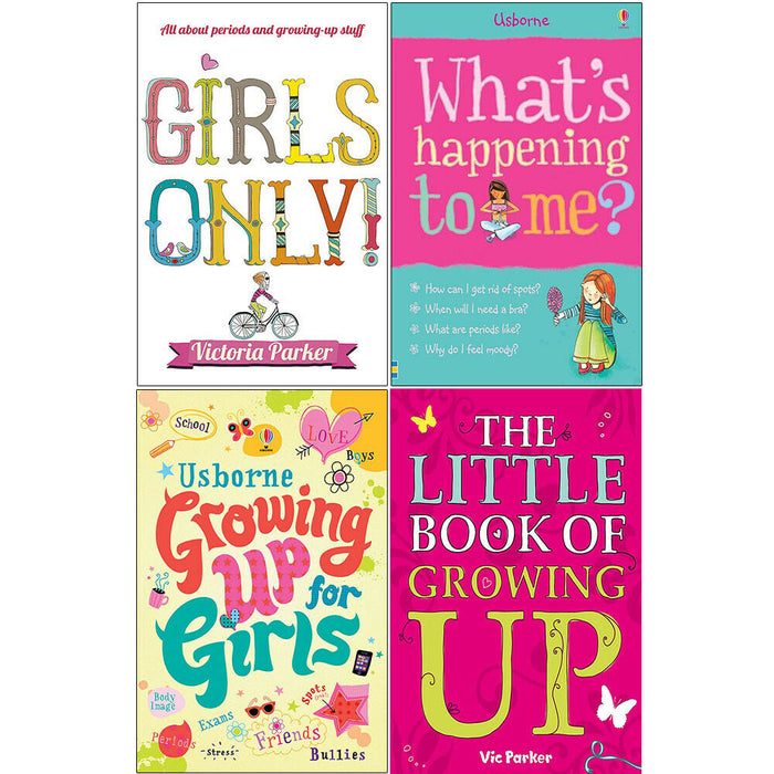 Little Book of Grow, Girls Only!,What's Happening to Me?,Growing Up 4 Books Set - The Book Bundle