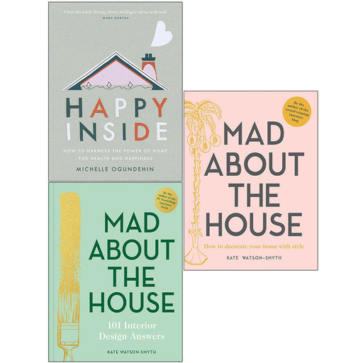 Happy Inside, Mad About, The House 3 Books Collection Set - The Book Bundle