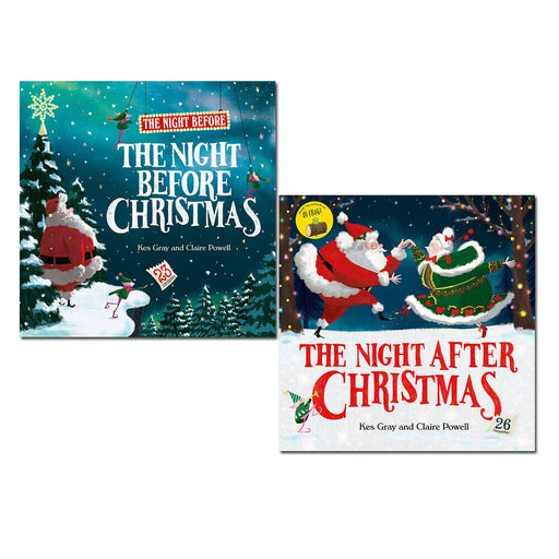 Kes Gray 2 Books Collection Set The Night Before the Night Before Christmas - The Book Bundle