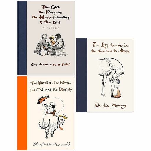 Woman, Mink, Cod Donkey, Girl, Penguin Home,Boy,Mole,Fox Horse 3 Books Set - The Book Bundle