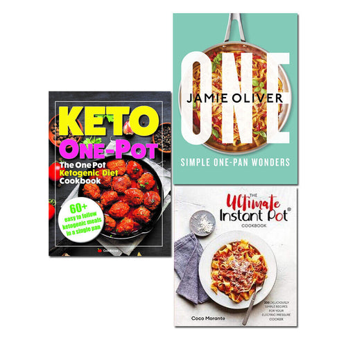 One Jamie Oliver, Ultimate Instant Pot Cookbook, One Pot Ketogenic 3 Books Set - The Book Bundle