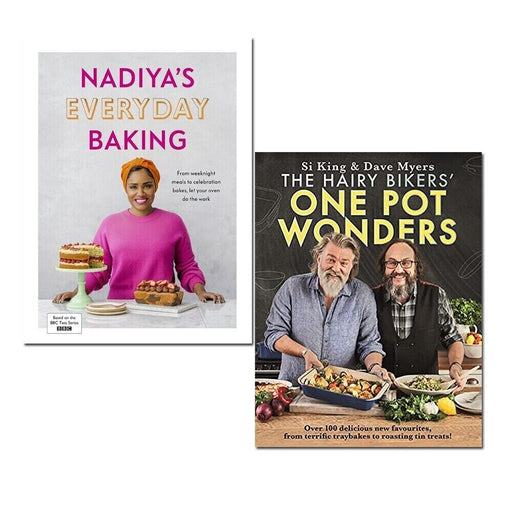 Nadiya’s Everyday Baking Nadiya Hussain,Hairy Bikers One Pot Wonders 2 Books Set - The Book Bundle