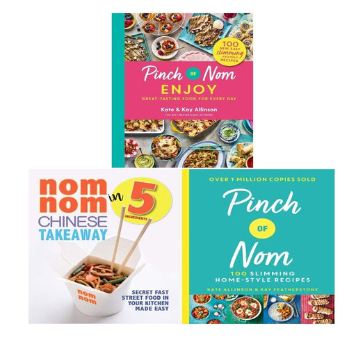 Pinch of Nom Enjoy Kay Allinson, Nom Nom Chinese Takeaway Iota 3 Books Set NEW - The Book Bundle