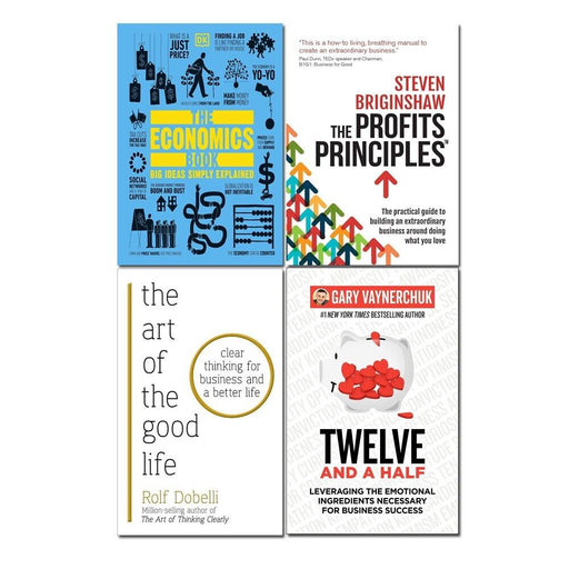 The Economics book, Art of the Good Life, Profits Principles 4 Books Set - The Book Bundle