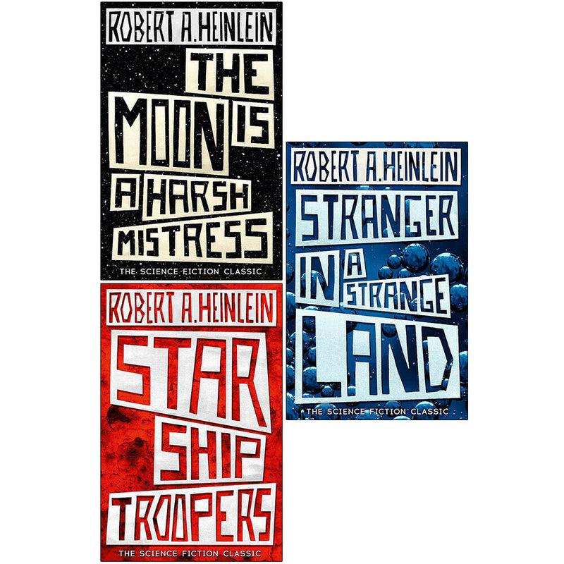 Robert A. Heinlein 3 Books Collection Set Political Fiction Paperback - The Book Bundle