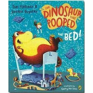 Dinosaur that pooped 6 books collection set by tom fletcher (Bed, Princess, Past) - The Book Bundle