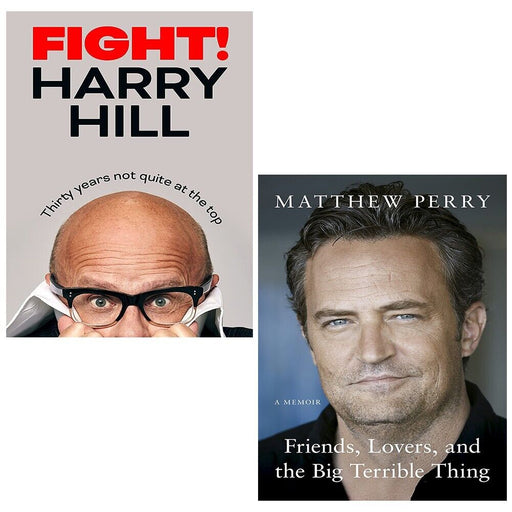 Friends, Lovers Big Terrible Thing Matthew Perry, Fight Harry Hill 2 Books Set - The Book Bundle
