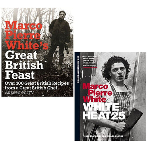 Marco Pierre White Collection 2 Books Set White Heat 25, - The Book Bundle
