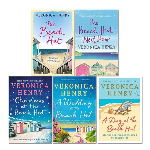 The Beach Hut Series Collection 5 Books Set By Veronica Henry  A Day at the Beach Hut - The Book Bundle