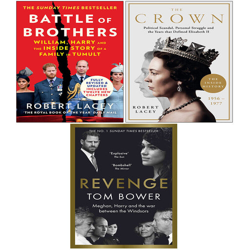 Revenge [Hardcover], Battle Of Brothers, The Crown 3 Books Collection Set - The Book Bundle