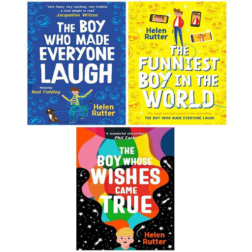 Helen Rutter Collection 3 Books Set Funniest Boy in the World, Boy Whose Wishes - The Book Bundle