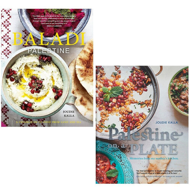 Joudie Kalla Collection 2 Books Set Palestine on a Plate, Baladi Palestine - The Book Bundle