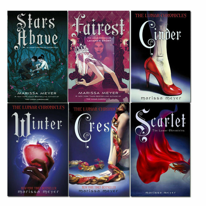 Marissa Meyer The Lunar Chronicles Series 6 Books Collection Set - The Book Bundle