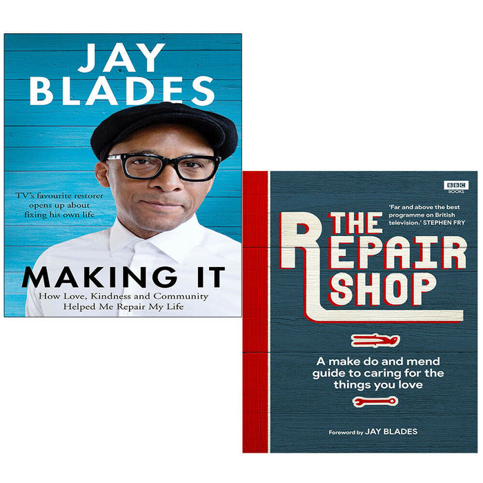 Repair Shop Karen Farrington, Making It Jay Blades 2 Books Collection Set - The Book Bundle