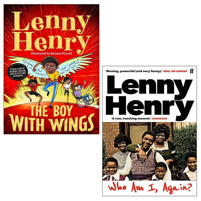Lenny Henry 2 Books Collection Set (Boy With Wings, Who am I again) - The Book Bundle