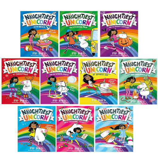 The Naughtiest Unicorn Series 10 Books Collection Set by Pip Bird Treasure Hunt - The Book Bundle