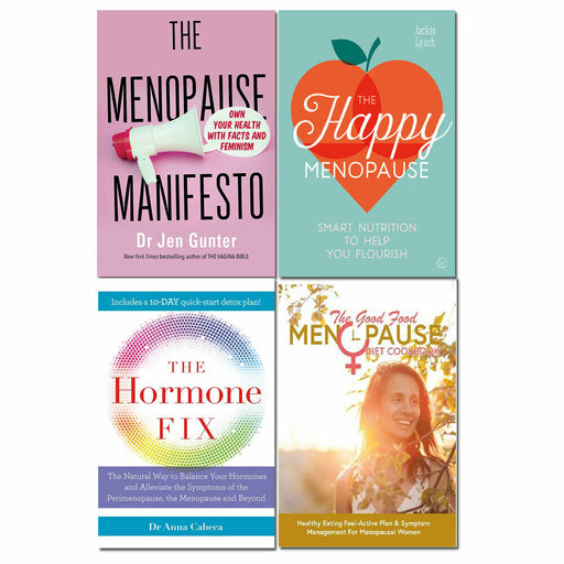 Menopause Manifesto, Happy Menopause, Hormone Fix, Menopause Diet 4 Books Set - The Book Bundle