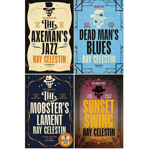 City Blues Quartet Serise Collection 4 Books Set By Ray Celestin - The Book Bundle