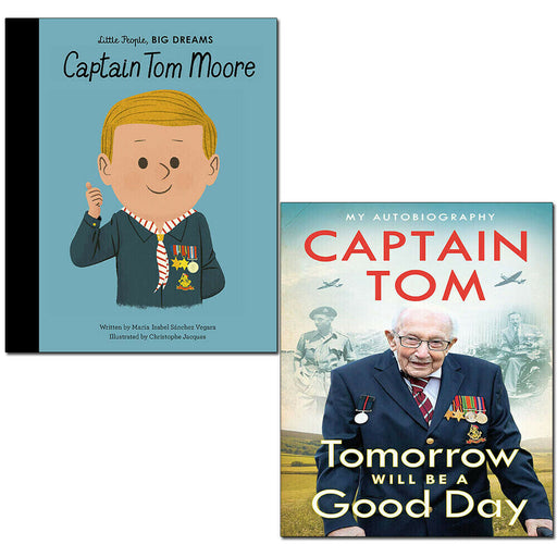 Captain Tom Moore 2 Books Collection Set ( Little People, BIG DREAMS,Tomorrow) - The Book Bundle