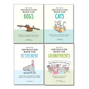 Kate Freeman Collection 4 Books Set Little Instruction Book for Retirement,Cats,Dogs,Grandparents - The Book Bundle