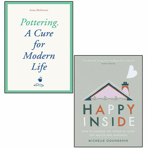 Pottering and Happy Inside 2 Books Collection Set Hardback NEW - The Book Bundle