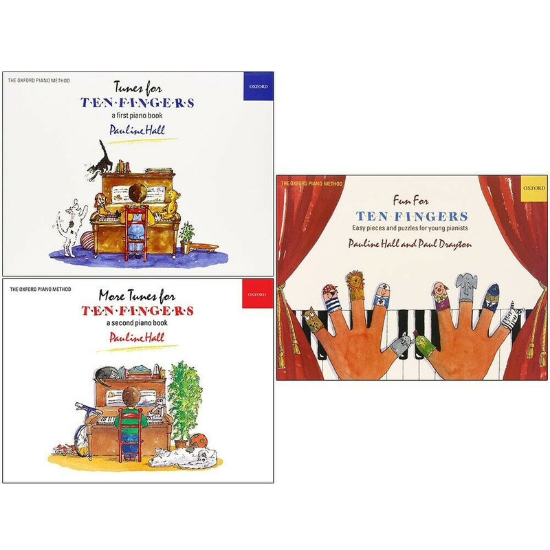 Piano Time Series 3 Books Collection Set By Pauline Hall - The Book Bundle