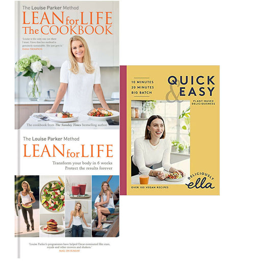 Lean for Life,The Cookbook,Deliciously Ella 3 Books Collection Set - The Book Bundle
