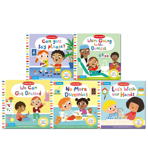 Campbell Big Steps Series 6-10 Collection Books Set - The Book Bundle