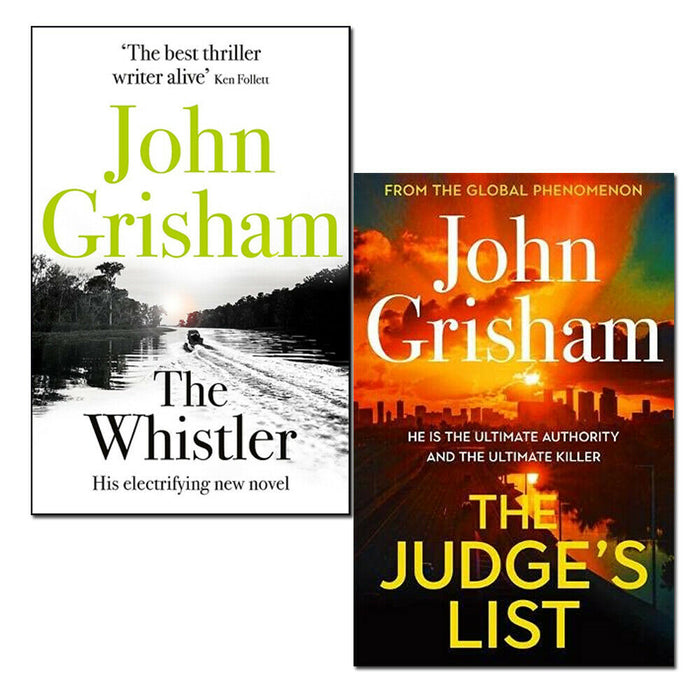 John Grisham The Whistler Series 2 Books Collection Set Pack (The Judge's List, The Whistler) - The Book Bundle