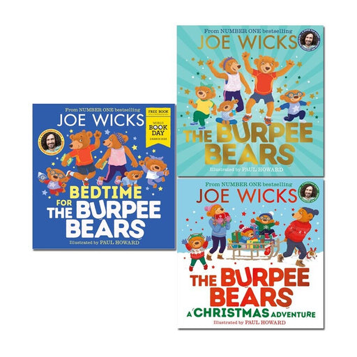 The Burpee Bears Collection 3 Books Set by Joe Wicks Bedtime for the Burpee Bear - The Book Bundle