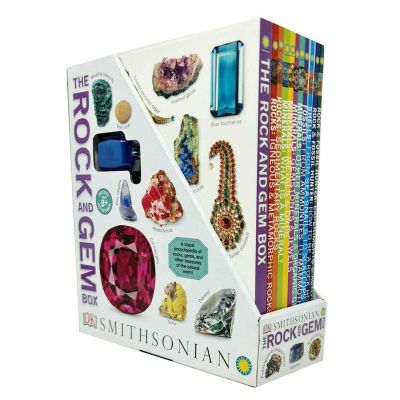 DK Children's The Rock and Gem Box 11 Books Set Rocks, Minerals, Fossils, Shells - The Book Bundle