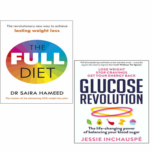 Full Diet Saira Hameed, Glucose Revolution Jessie Inchauspe 2 Books Set - The Book Bundle